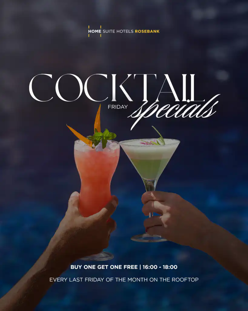 Cocktail Friday at Home Suite Hotels Rosebank